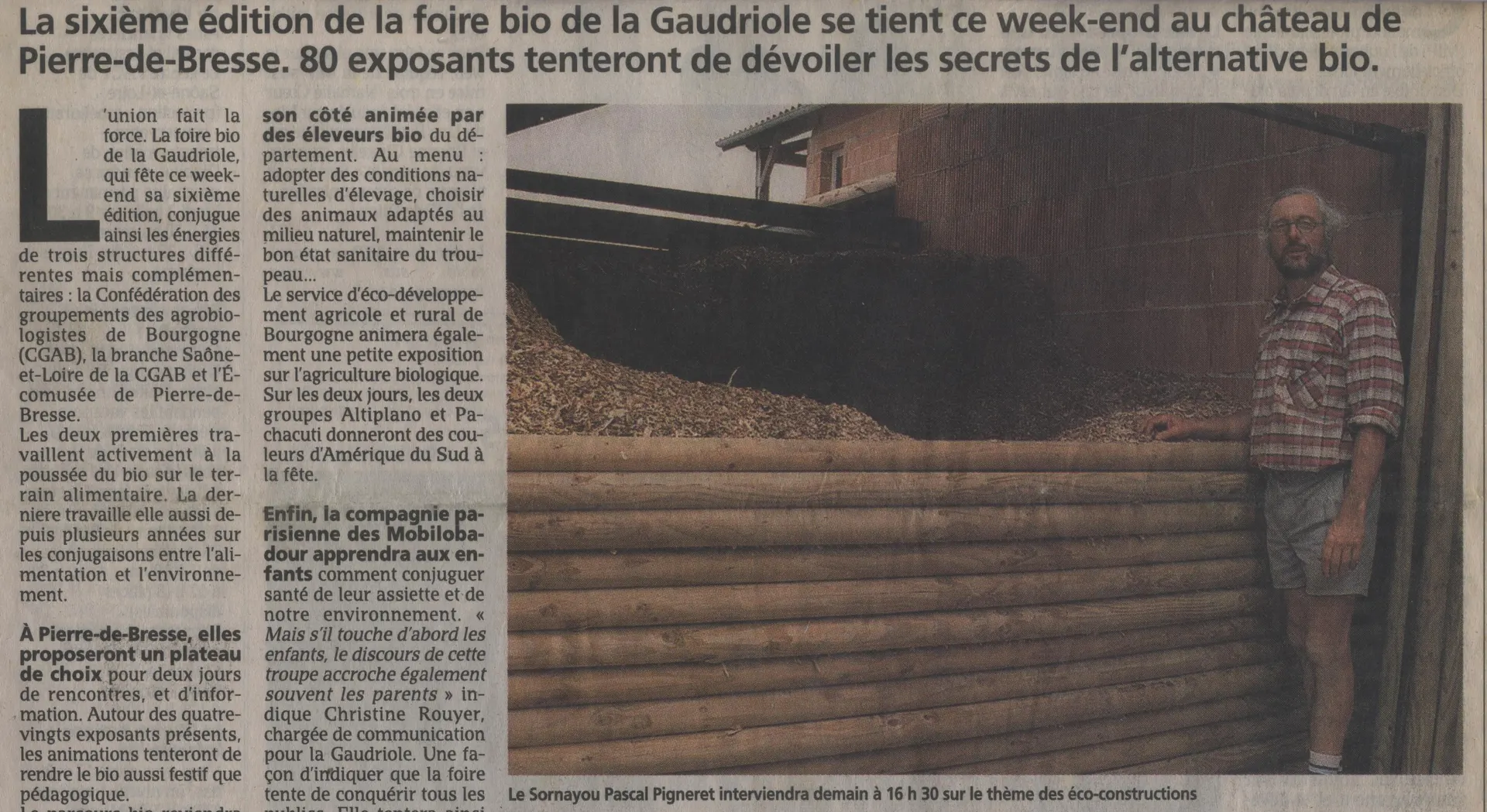 Table ronde "construction bio" Table ronde "construction bio"