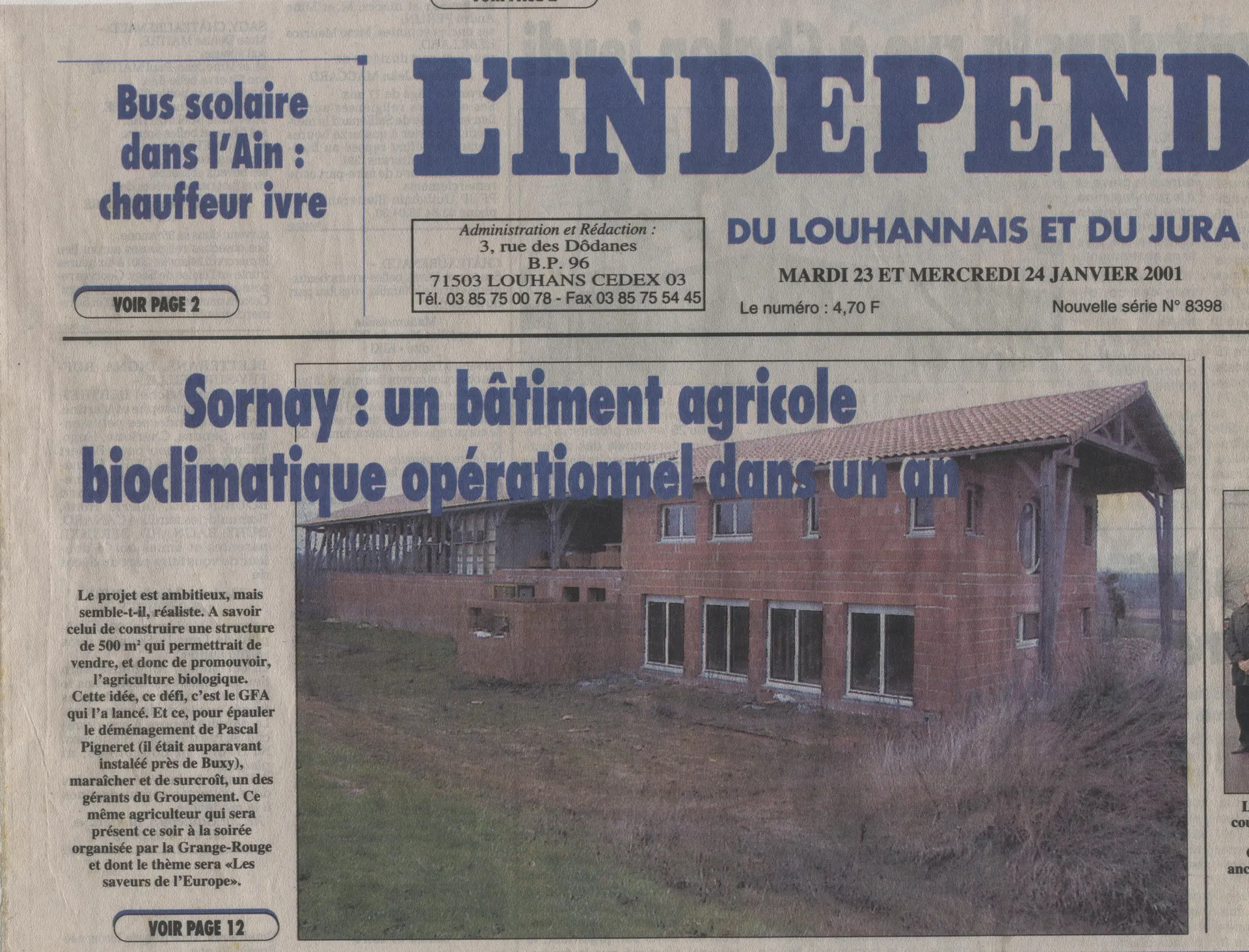l'Indépendant du Louhannais et du Jura l'Indépendant du Louhannais et du Jura